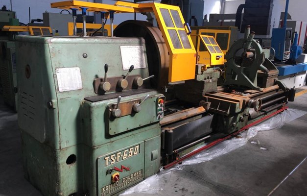 Tornio tradizionale parallelo COLOMBO TSF 650 x 3000